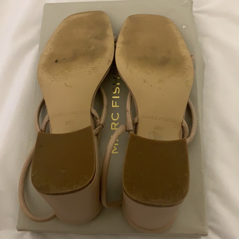 Marc Fisher Galvin Sandal Nude Size 8.5 - Picture 4 of 4